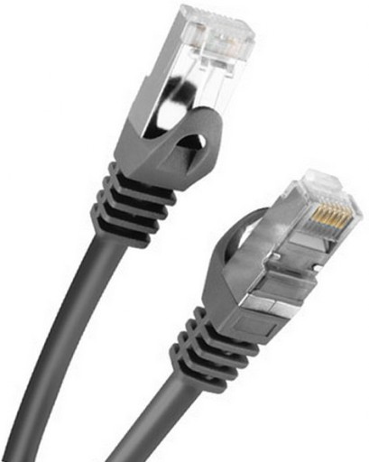 Kabel sieciowy LAN Patchcord kat 6 FTP POE 1m
