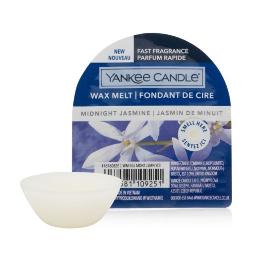 Wosk zapachowy do kominka Yankee Candle - 22g Midnight Jasmine Kwiatowy