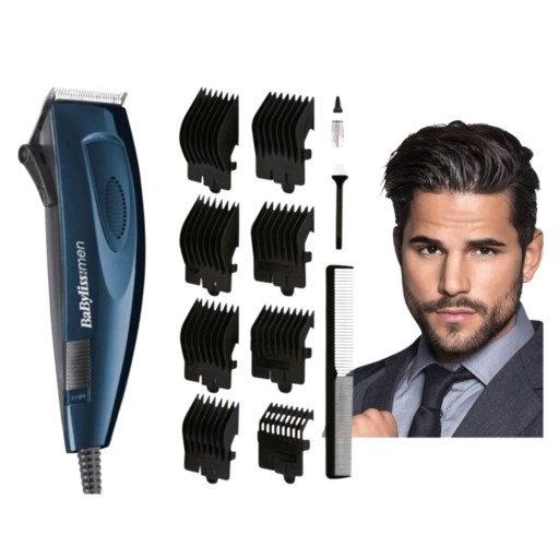BABYLISS MASZYNKA DO STRZYŻENIA WŁOSÓW OSTRZE ZE STALI MAINS E695E