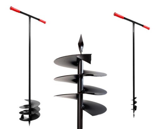 Świder ręczny AWTools AW00101 do gleby 110 mm