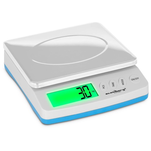 ELEKTRONICZNA WAGA POCZTOWA 23x19cm 30kg / 1g LCD