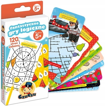 CZUCZU FANTASTYCZNE GRY LOGICZNE ZABAWA 5+