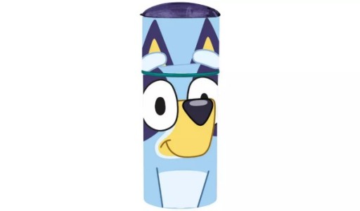 Butelka na wodę Bluey z klapką - 350 ml