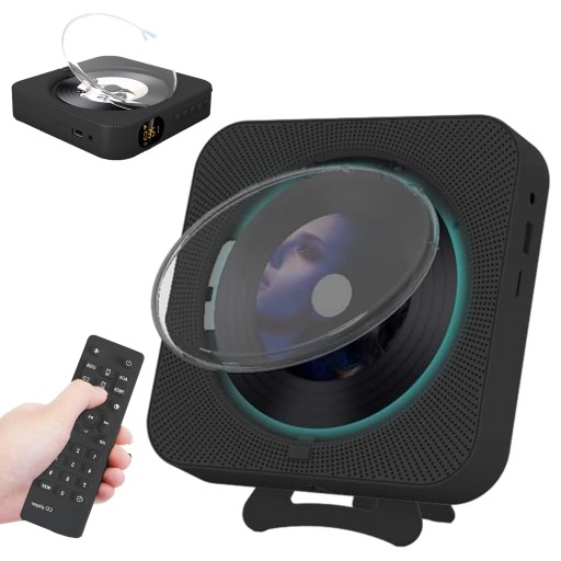 ODTWARZACZ PRZENOŚNY CD GŁOŚNIK BLUETOOTH RADIO + PILOT