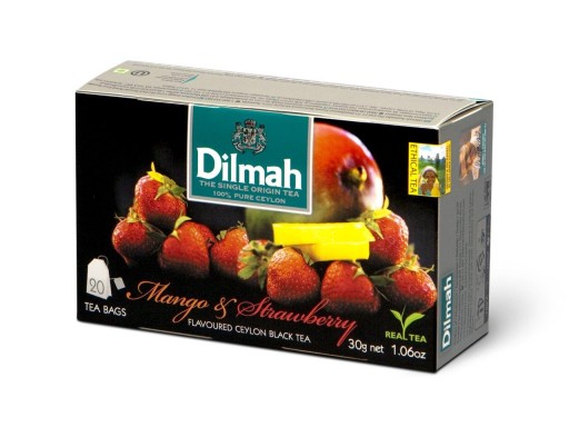 Dilmah Herbata Czarna Mango & Strawberry 20 torebek