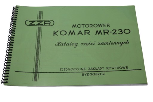 KATALOG CZĘŚCI ZAMIENNYCH ROMET KOMAR MR 230