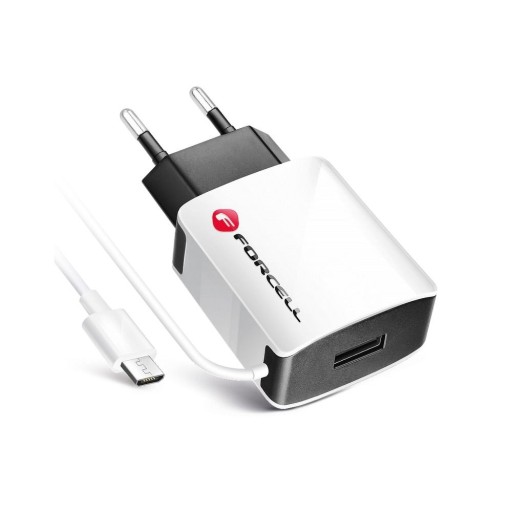 Ładowarka Micro USB 2A z kablem i portem USB