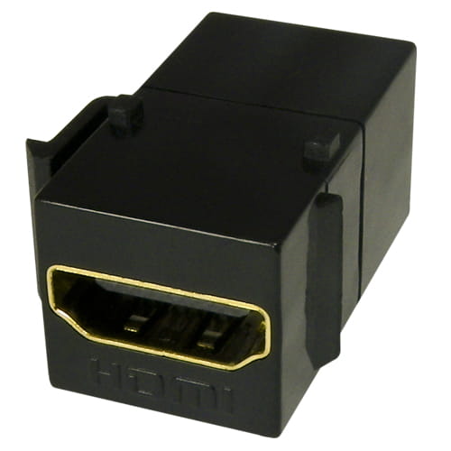 Moduł keystone HDMI gniazdo-gniazdo czarne Vocant