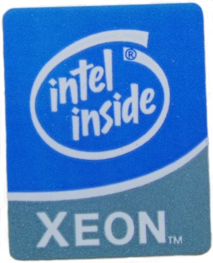 Naklejka INTEL XEON 10x12mm [114]