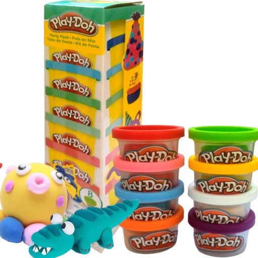 CIASTOLINA PLAY DOH 8 KOLORÓW ZESTAW PODSTAWOWY CLASIC 240G MASA PLASTYCZNA