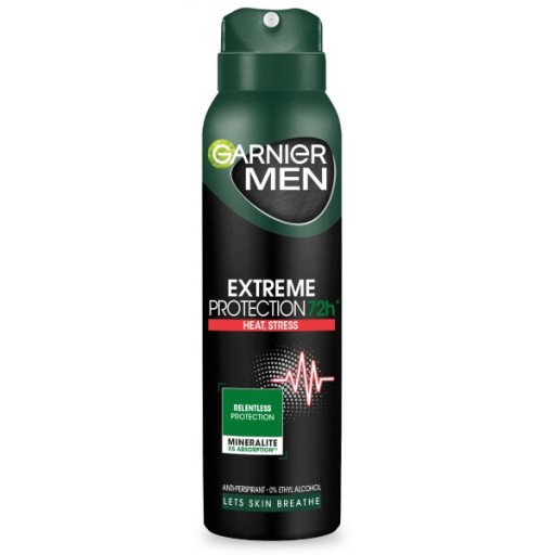GARNIER Men Extreme Protection 72h antyperspirant w sprayu 150ml