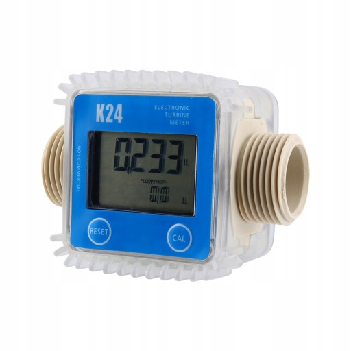 K24 LCD TURBINOWY CYFROWY MIERNIK PRZEPŁYWU