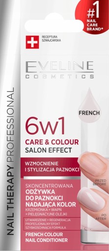 EVELINE 6w1 odżywka do paznokci nad. kolor FRENCH