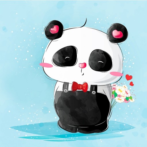 Fototapeta tapeta zwierzątka miś panda 200x200