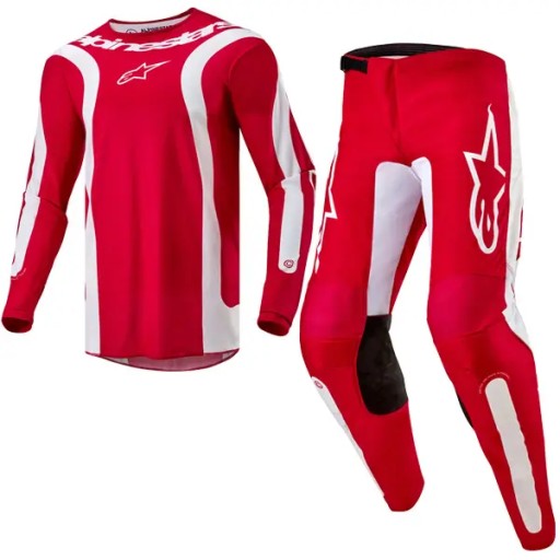 Komplet strój cross quad ENDURO ALPINESTARS MX FLUID RED HONDA BETA M