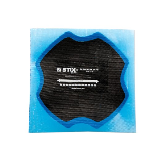 WKŁAD ŁATKA DO NAPRAWY OPON DIAGONALNYCH PREMIUM STR SN03 135X135 MM STIX
