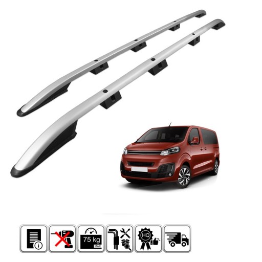 RELINGI DACHOWE DO CITROEN SPACETOURER L3 +2016