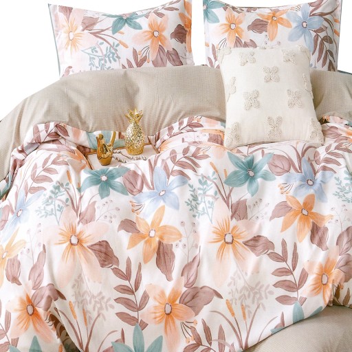 KOMPLET POŚCIELI FLANELOWEJ 140X200 + 2 POSZEWKI 70X80 FLANELA BAWEŁNA