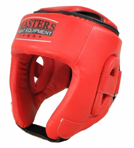 masters KASK TURNIEJOWY BOKS KICKBOXING ktop-pu WAKO CZERWONY M