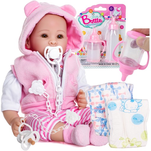 LALKA BABY BOBAS INTERAKTYWNA MÓWI AKCESORIA DORIS