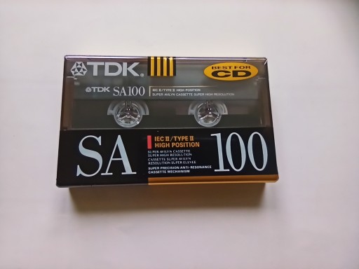 TDK SA 100 1990r. USA 1szt.