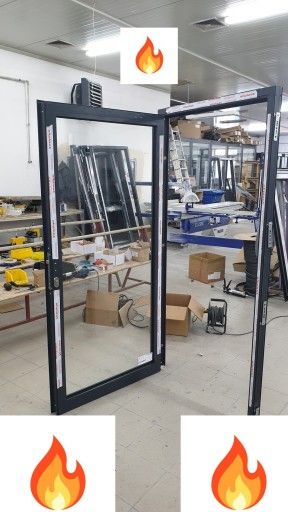 DRZWI ALUMINIOWE PPOŻ EI30 DOSTĘPNE OD RĘKI