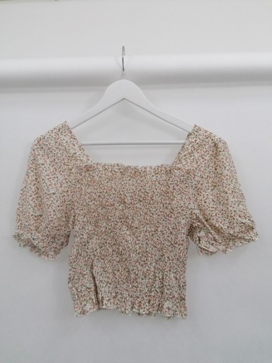 SHEIN BLUZKA ELEGANCKA KWIATY DAMSKA 42 XL
