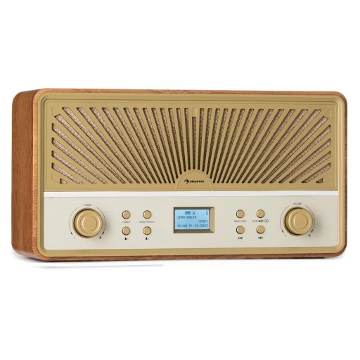 RADIO SIECIOWE RETRO WBUDOWANY AKUMULATOR BLUETOOTH