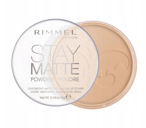 Puder do twarzy matujący prasowany Stay Mate 004 Sandstorm Rimmel 14 g
