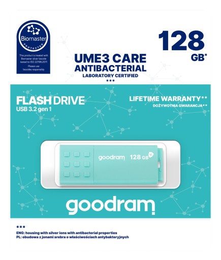 Pendrive GOODRAM 128GB UME3 CARE USB 3.2