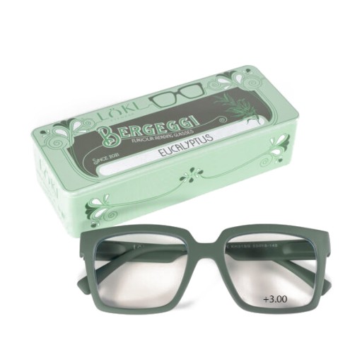 +3.5 Plusy LOKI - ITALY Okulary do komputera Blue Block okulary do czytania