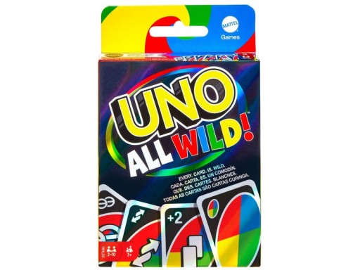 Gra karciana MATTEL Uno All Wild Dzikie karty HHL3