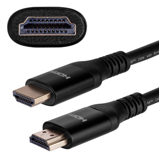 AUDA Prime Kabel Przewód HDMI 2.0 4K 60Hz 18Gbps UHD 3D High Speed 1m