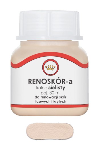 RENOSKÓR FARBA LAKIER DO SKÓRY CIELISTY