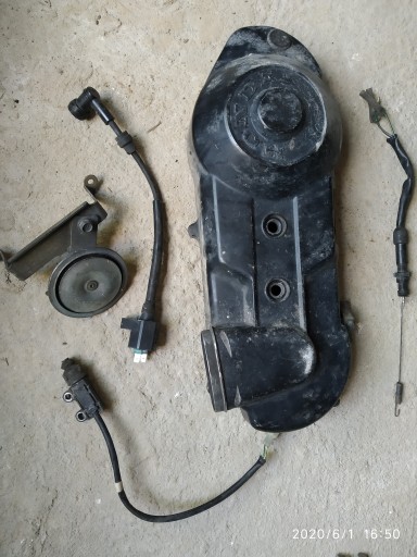 HONDA HELIX CN250 zbiorniczek linka osłona stopka sygnał hamulce