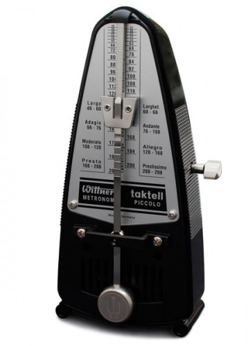 METRONOM MECHANICZNY WITTNER PICCOLO CZARNY