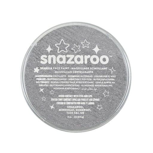 Farba do malowania twarzy - Sparkle Gun Metal Grey