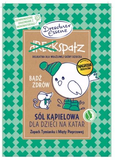 SÓL DO KĄPIELI NA PRZEZIĘBIENIE KATAR ESSENZ DRESDNER BĄDŹ ZDRÓW 50g