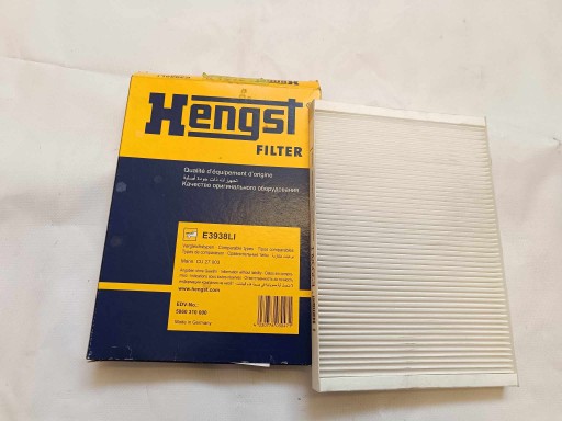 Filtr kabiny przeciwpyłowy HENGST E3938LI