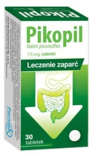 PIKOPIL Lek na zaparcia 7,5 mg 30 tabletek