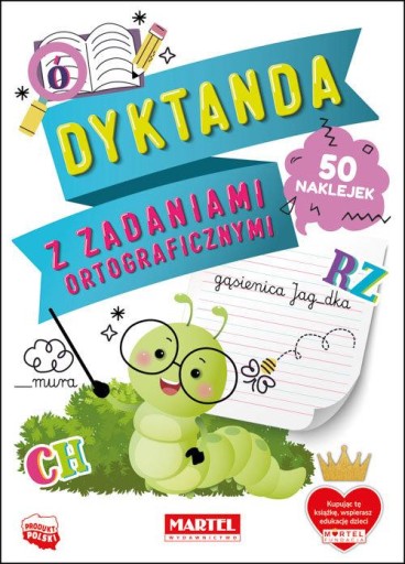 DYKTANDA Z ZADANIAMI ORTOGRAFICZNYMI Z NAKLEJKAMI