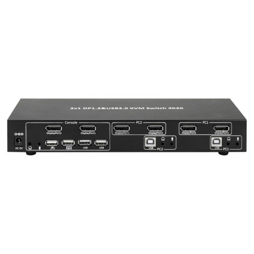 PRZEŁĄCZNIK KVM 2/1 DP USB