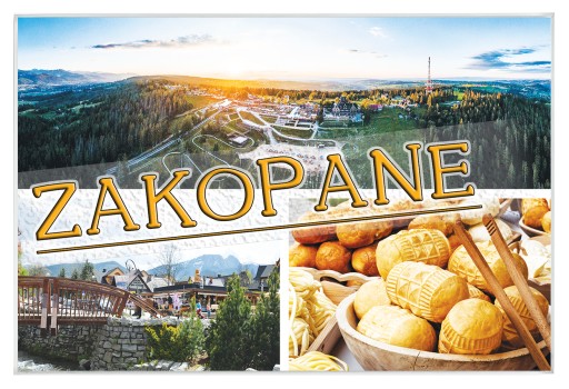 Magnesy na lodówkę miasta - ZAKOPANE