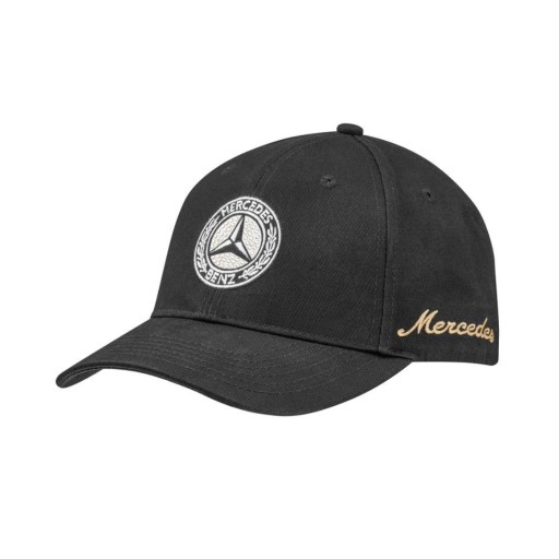 CZAPKA Z DASZKIEM KLASYCZNE LOGO ZŁOTY NAPIS