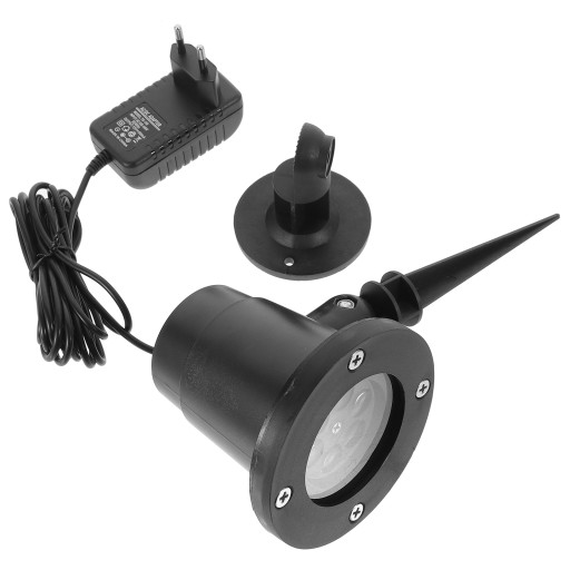 WODOODPORNA LAMPA PROJEKCYJNA LED KOLOROWY RUCHOMY REFLEKTOR ZEWNĘTRZNY ŚWI