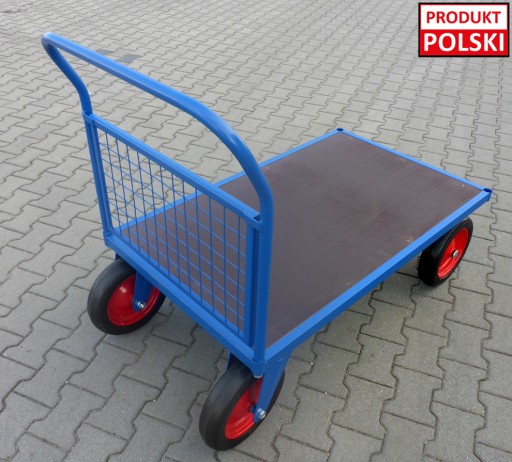 WÓZEK PLATFORMOWY TRANSPORTOWY MAGAZYNOWY PŁYTOWY