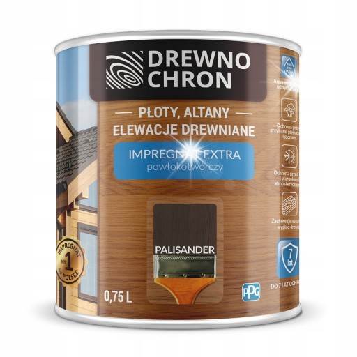 Drewnochron impregnat extra powłokotwórczy palisander 0,75L