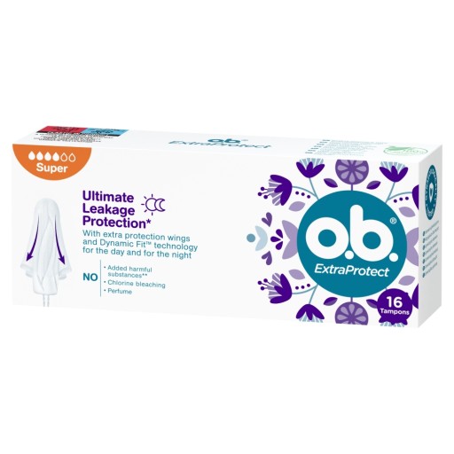 o.b. Extra Protect Super tampony 16 sztuk