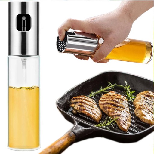 SPRYSKIWACZ DO OLIWY OLEJU DOZOWNIK W SPRAYU 100ML SZKLANY OCET DO POTRAW