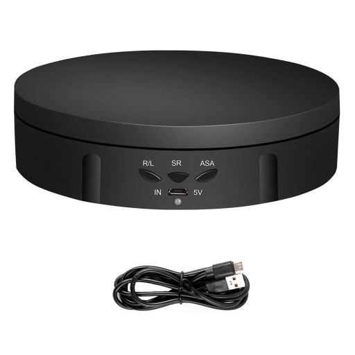 EKSPOZYTOR STOJAK OBROTOWY 360° CICHY 3TRYBY BLACK